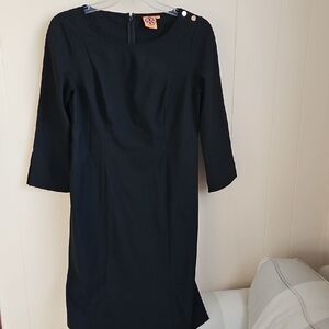 Tory Burch Classic Black Long Sleeve Dress
